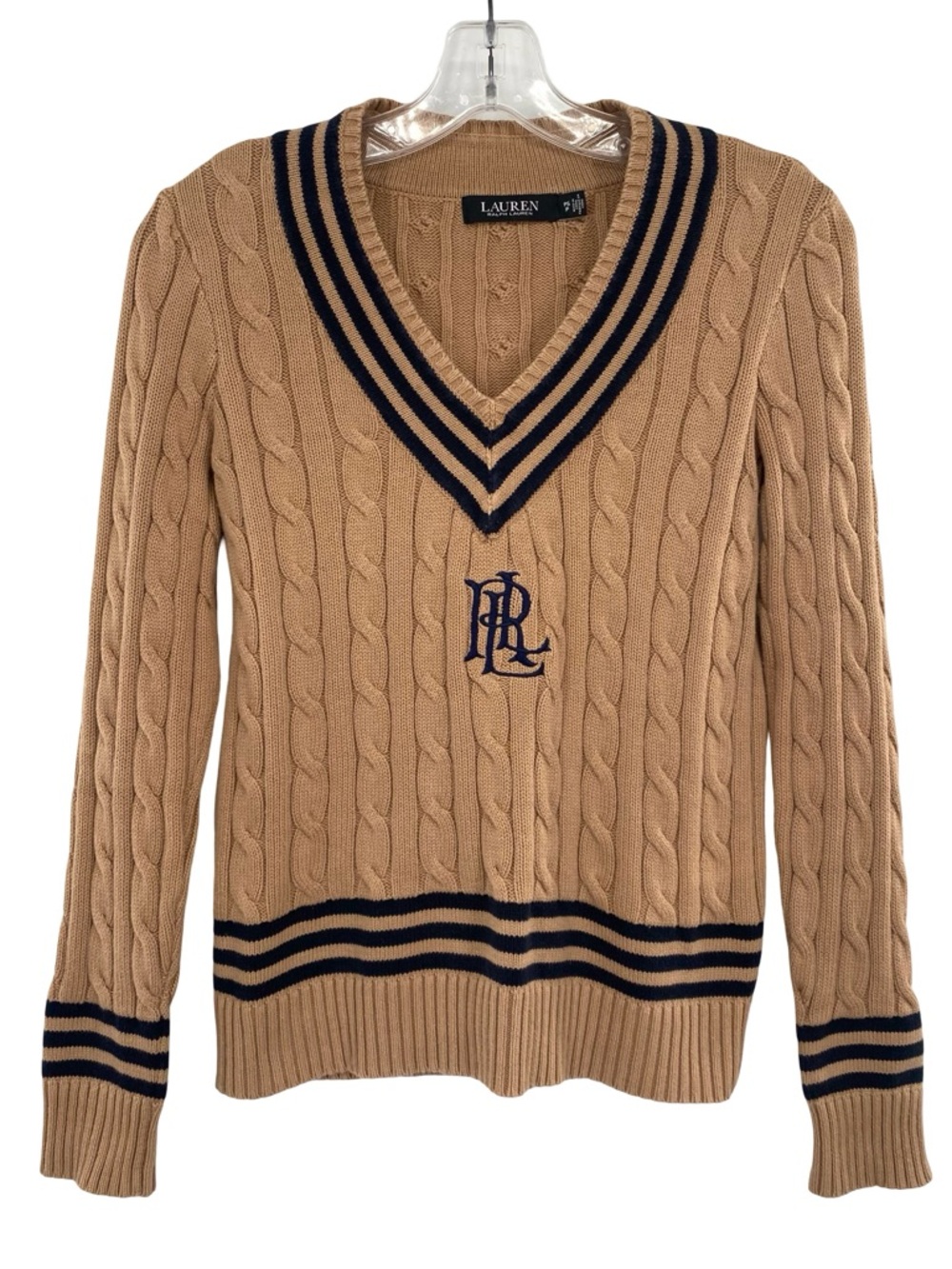 Lauren Ralph Lauren Logo Cricket Cable Knit Sweater